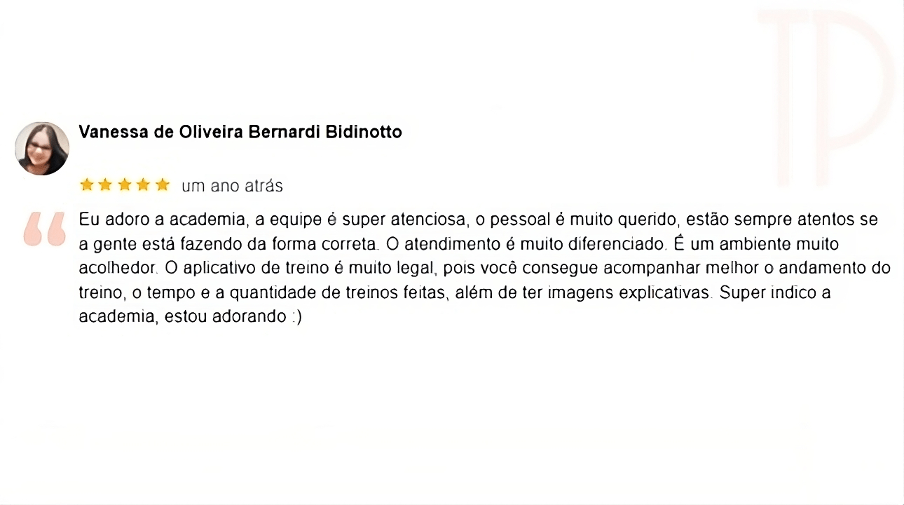 Google review 7 - alta escala